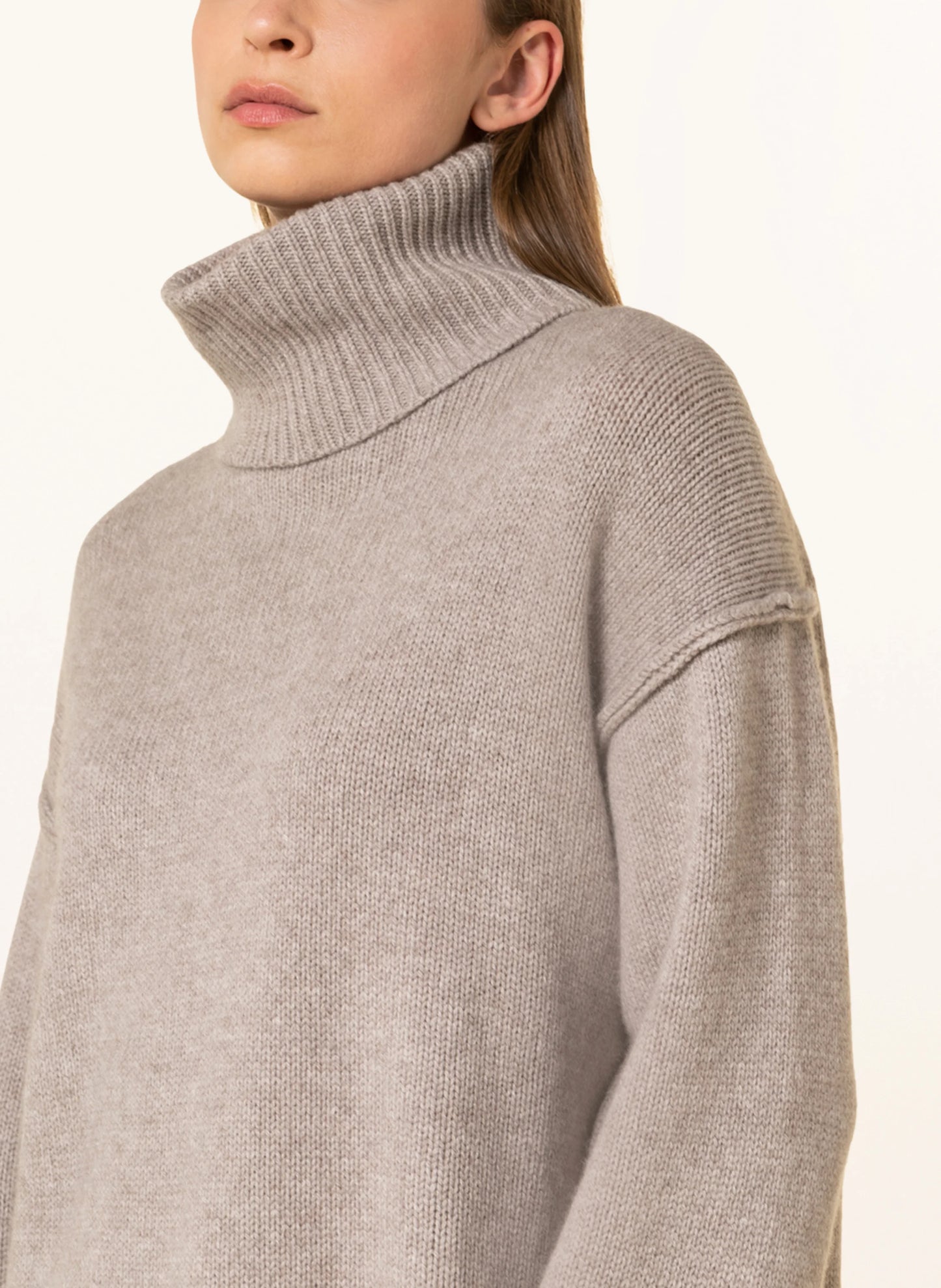 Oversized-Rollkragenpullover