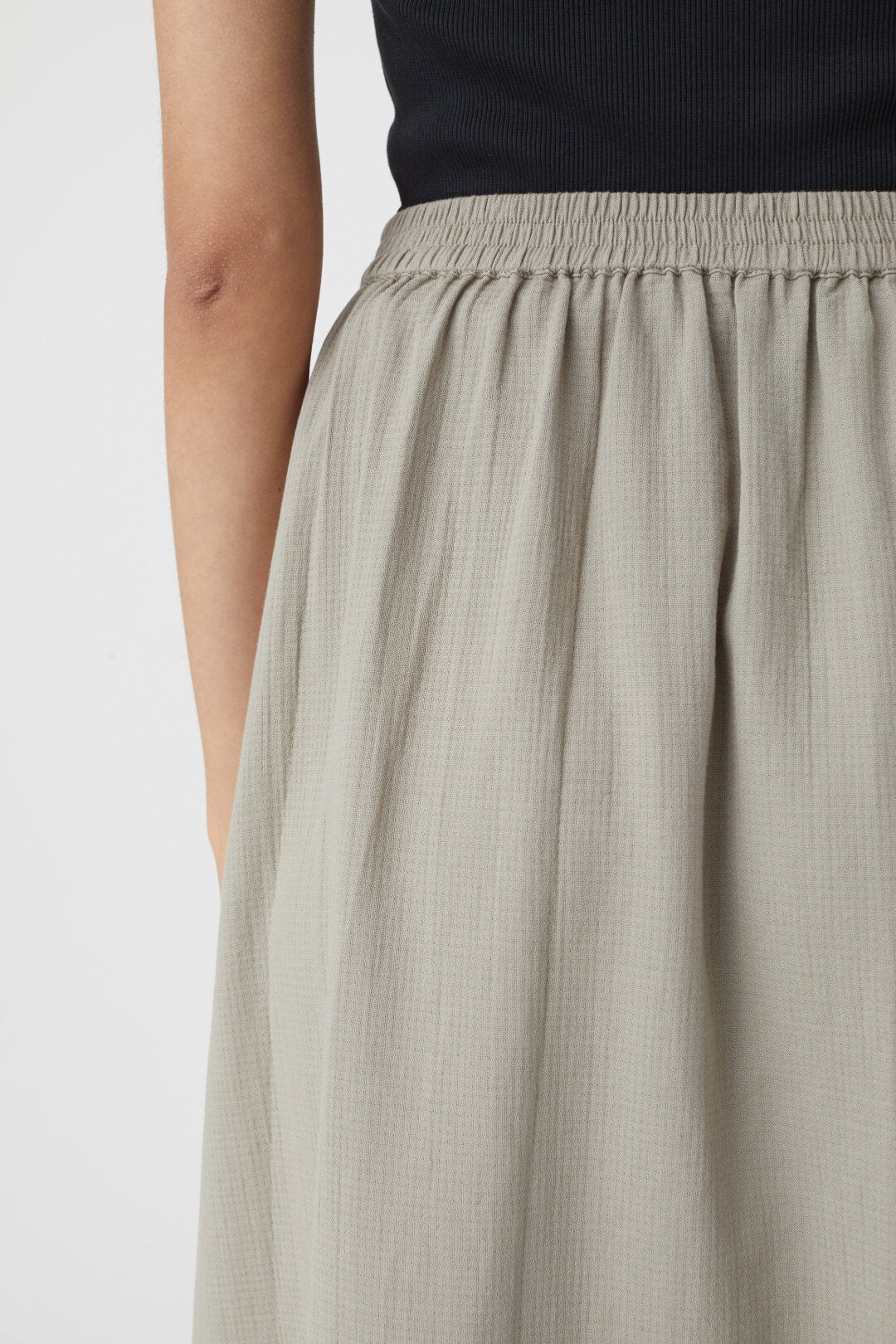 Long Skirt aus Baumwolle
